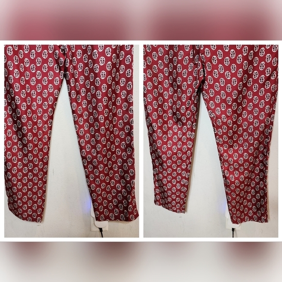 JOIE Silk Noleen Jumpsuit in Rhubarb. Women's size Small.  Pockets - Picture 10 of 16